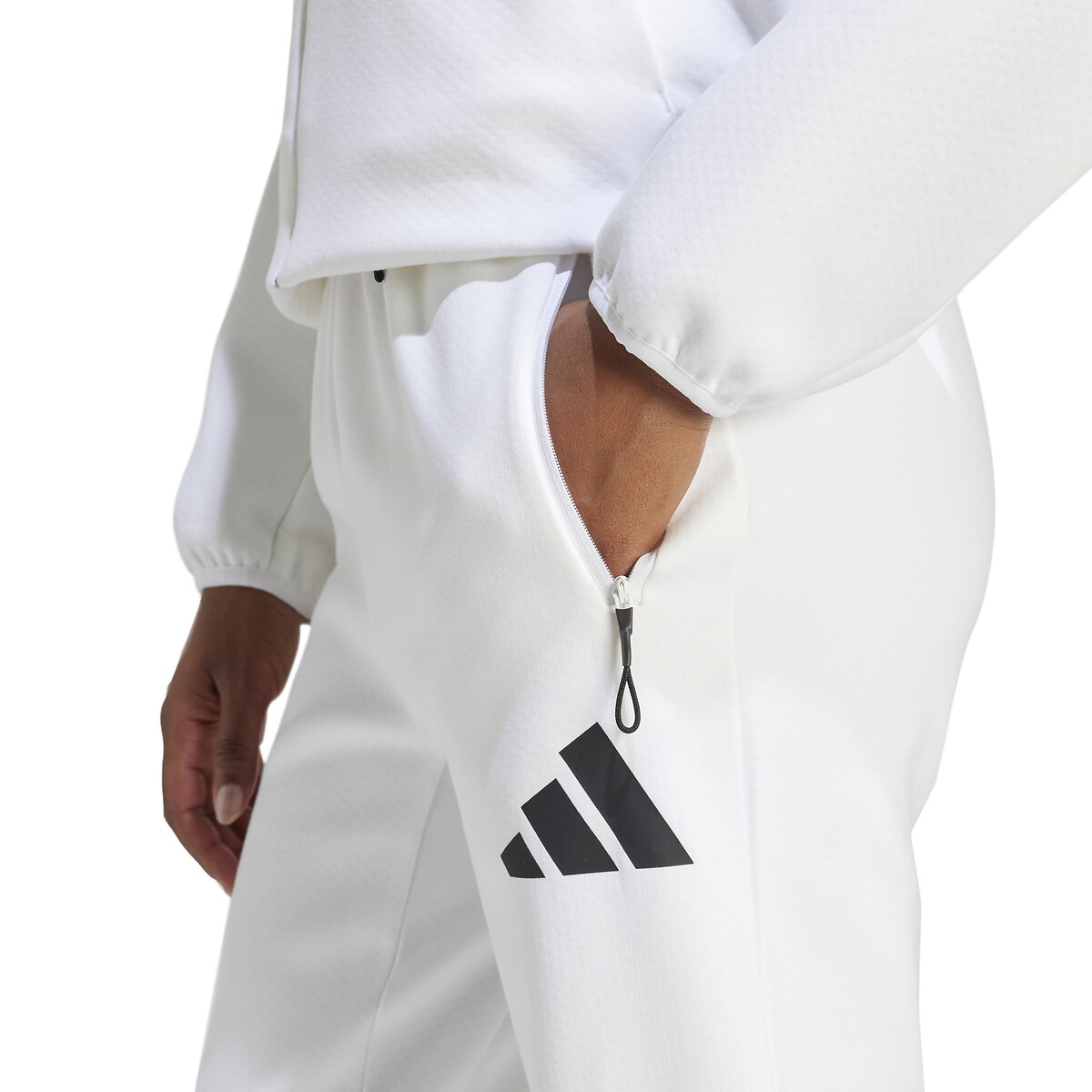 Pantalon de survetement Z.N.E. blanc, ADIDAS SPORTSWEAR
