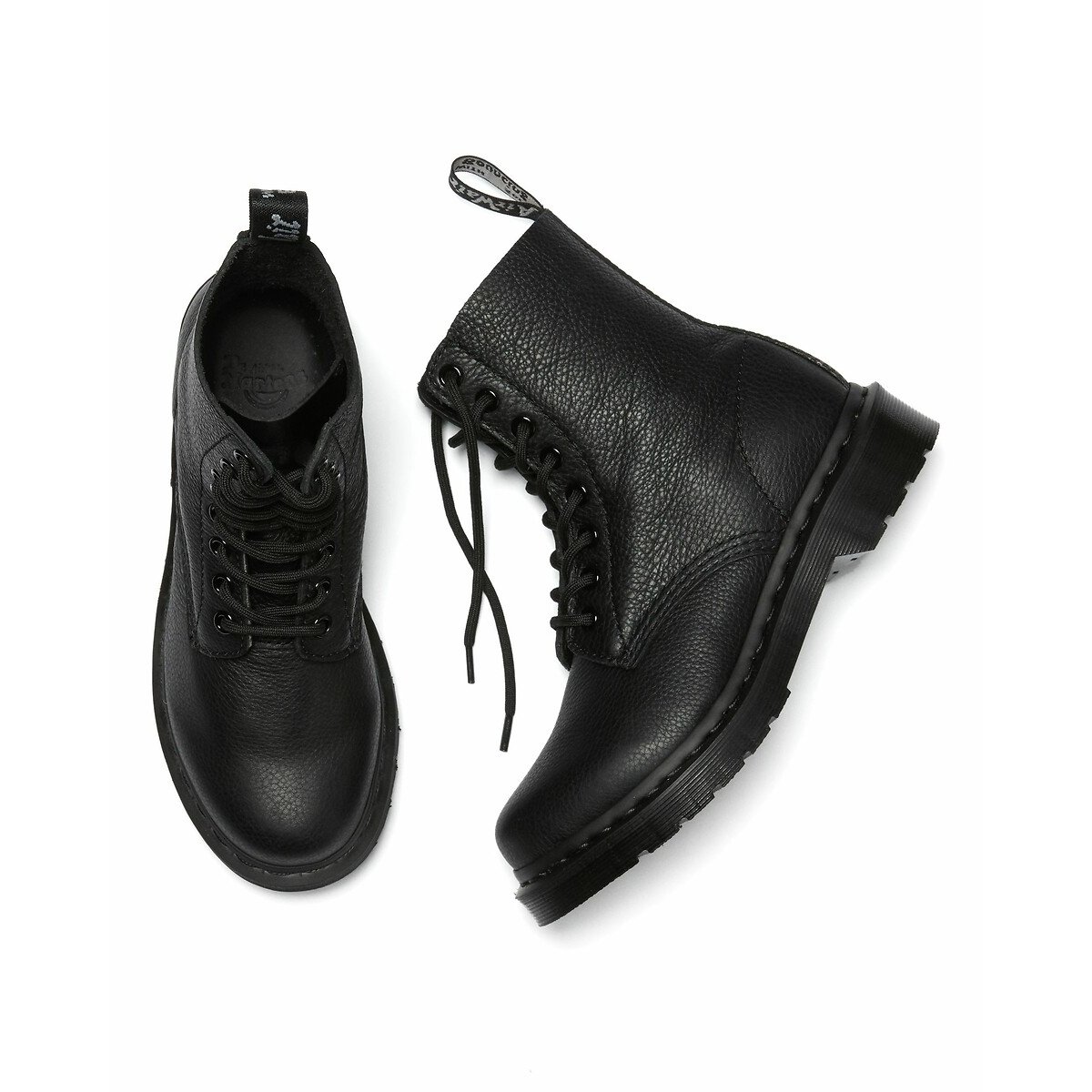 Boots 1460 Pascal Mono en cuir Virginia noir, DR. MARTENS