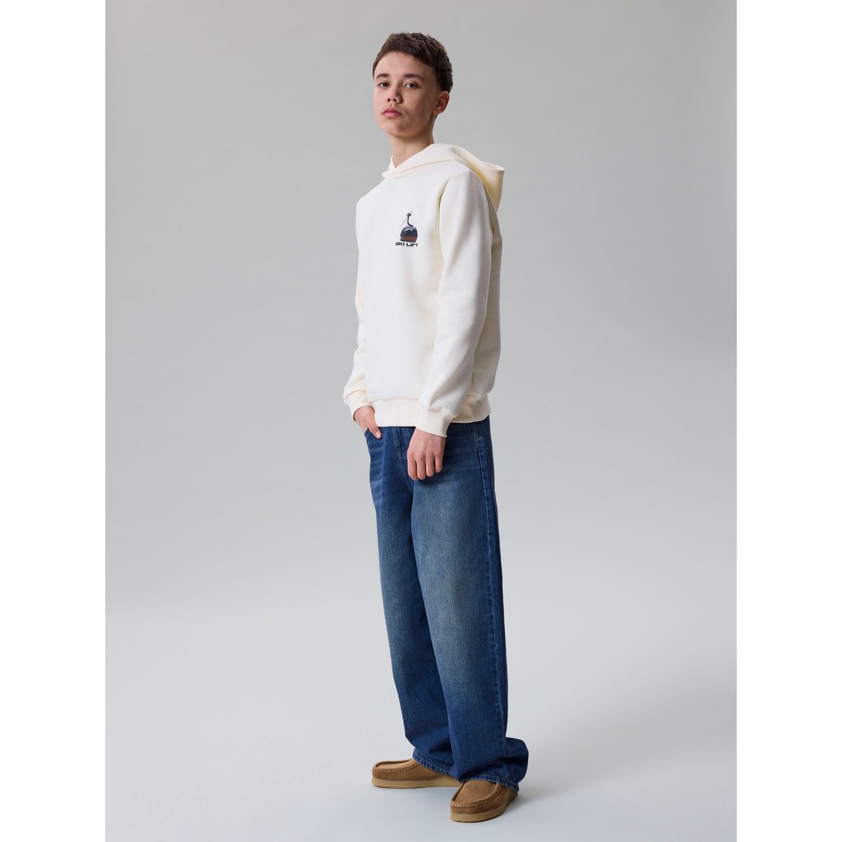 Sweat À Capuche blanc - antique white1, NAME IT