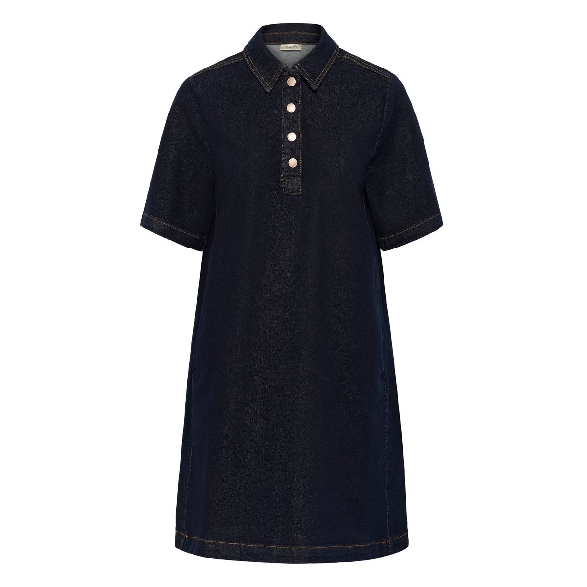 Robe en jean bleu dark blue denim, CREAM