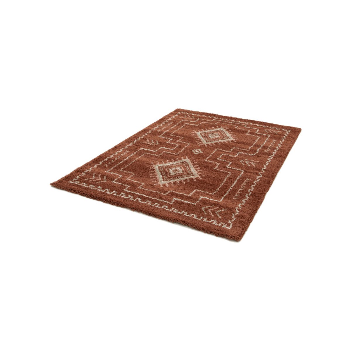 Tapis d’inspiration berbère- OLIE II rouille, DRAWER
