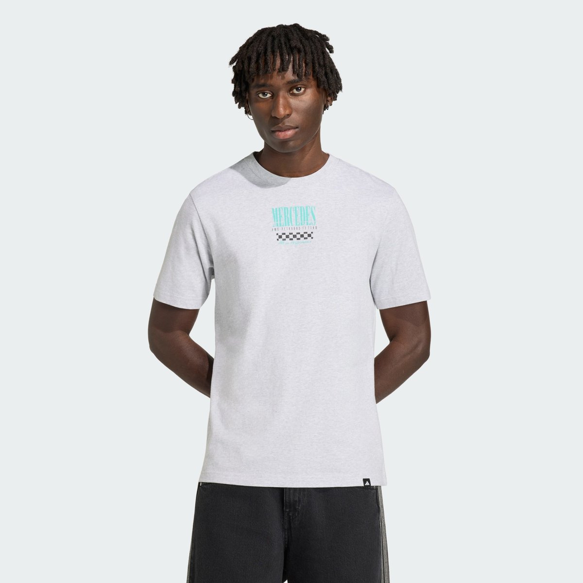 T-Shirt Graphique 02 Mercedes - Amg Petronas Formula 1 Team T-Shirt Graphique 02 Mercedes - Amg Petronas Formula 1 Team light grey heather, adidas Performance