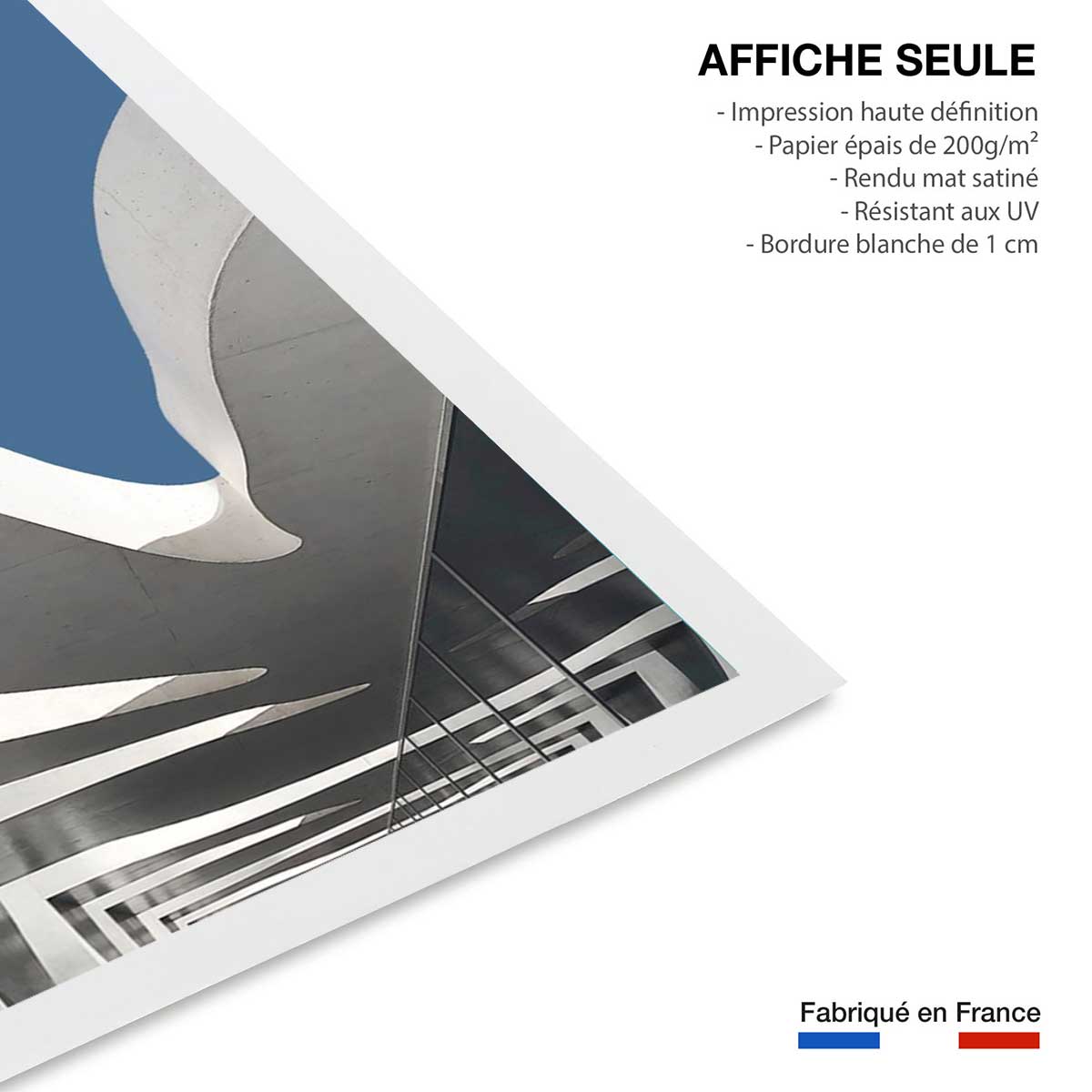 Affiche architecture urbaine affiche seule, HEXOA