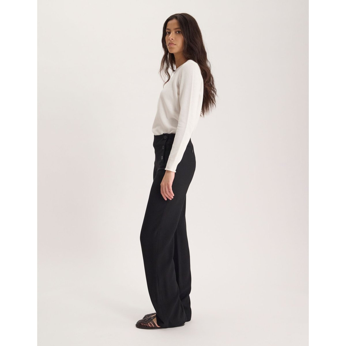 Pantalon gabriel noir, INES DE LA FRESSANGE PARIS