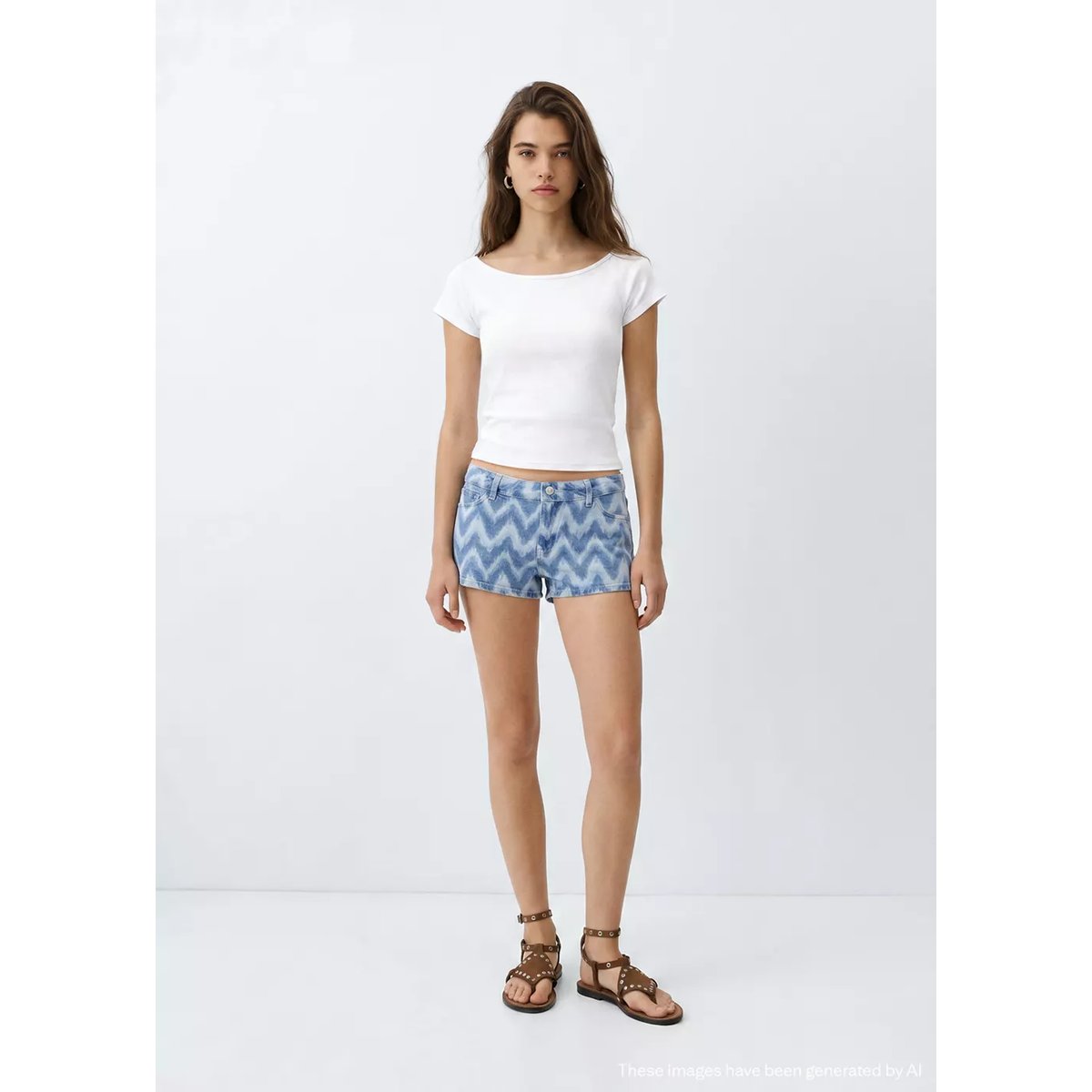 T-shirt basique en coton blanc cassé, MANGO TEEN