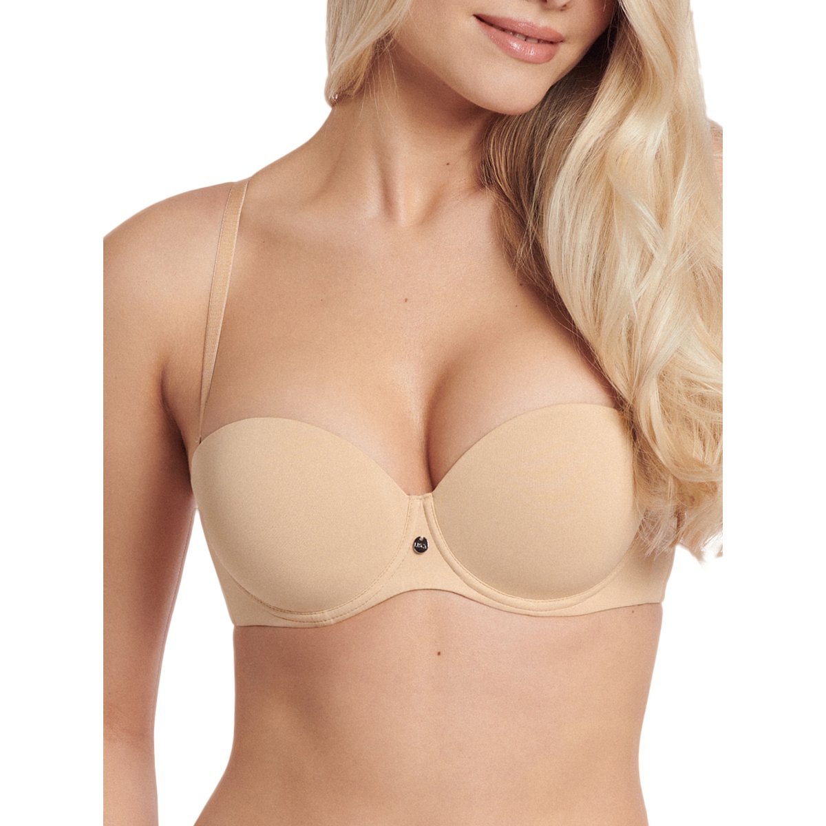 Soutien-gorge balconnet préformé multipositions Bella peau, LISCA