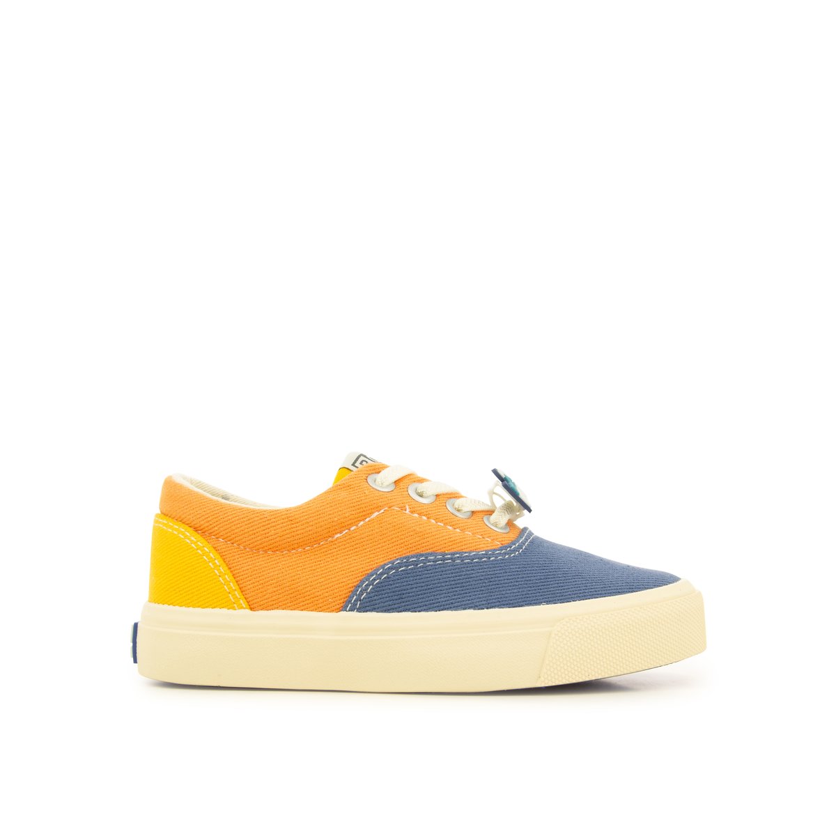 Basket à Lacet SKATE ELAST bleu, BONTON