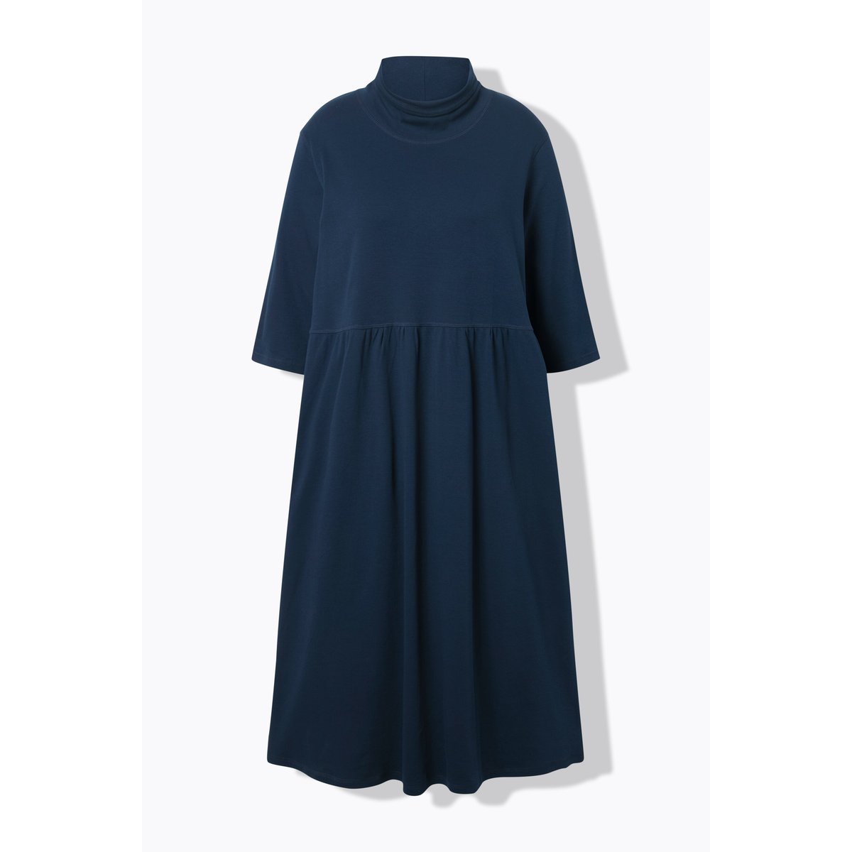 Robe maxi en jersey de coton bio marine, ULLA POPKEN