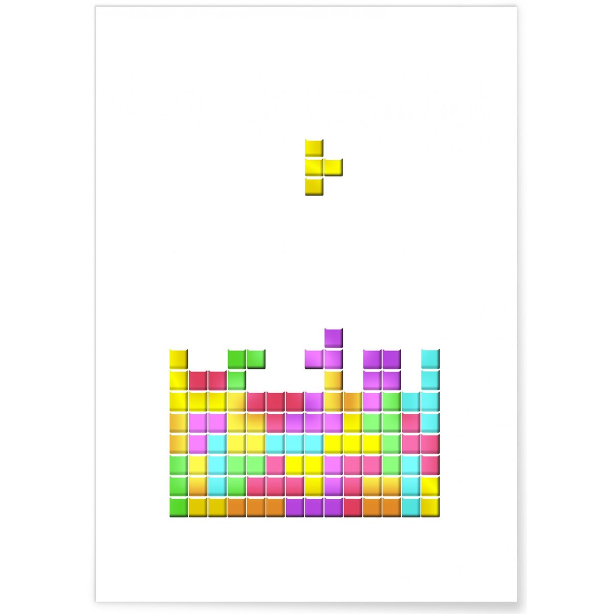 Affiche Jeu Vidéo blanc, L'AFFICHERIE