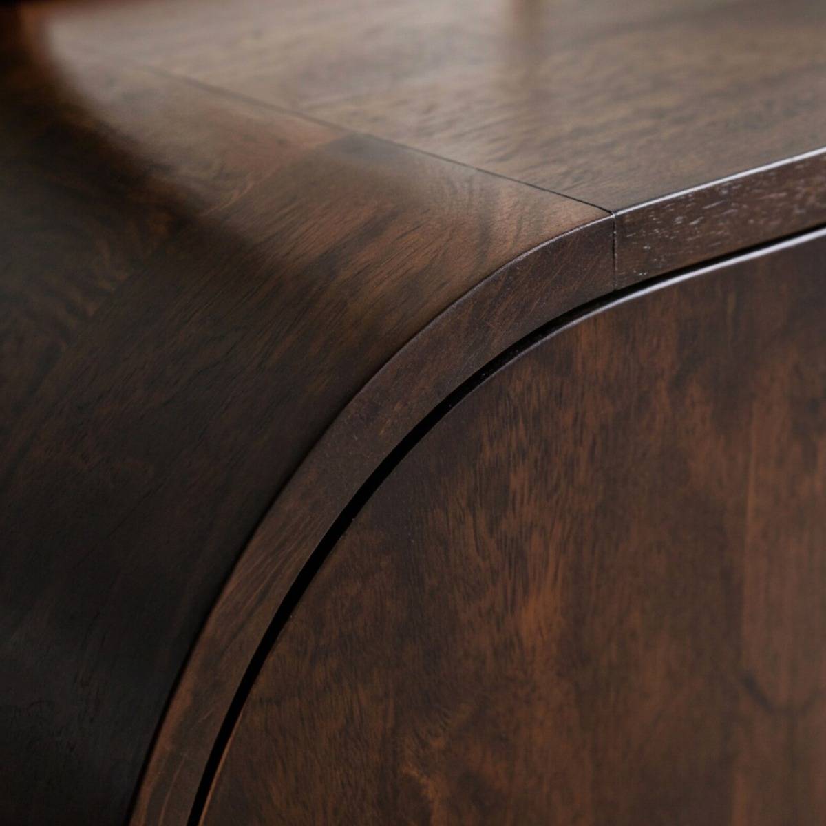 Buffet en bois de manguier foncé NEREIS noir, MADE IN MEUBLES 