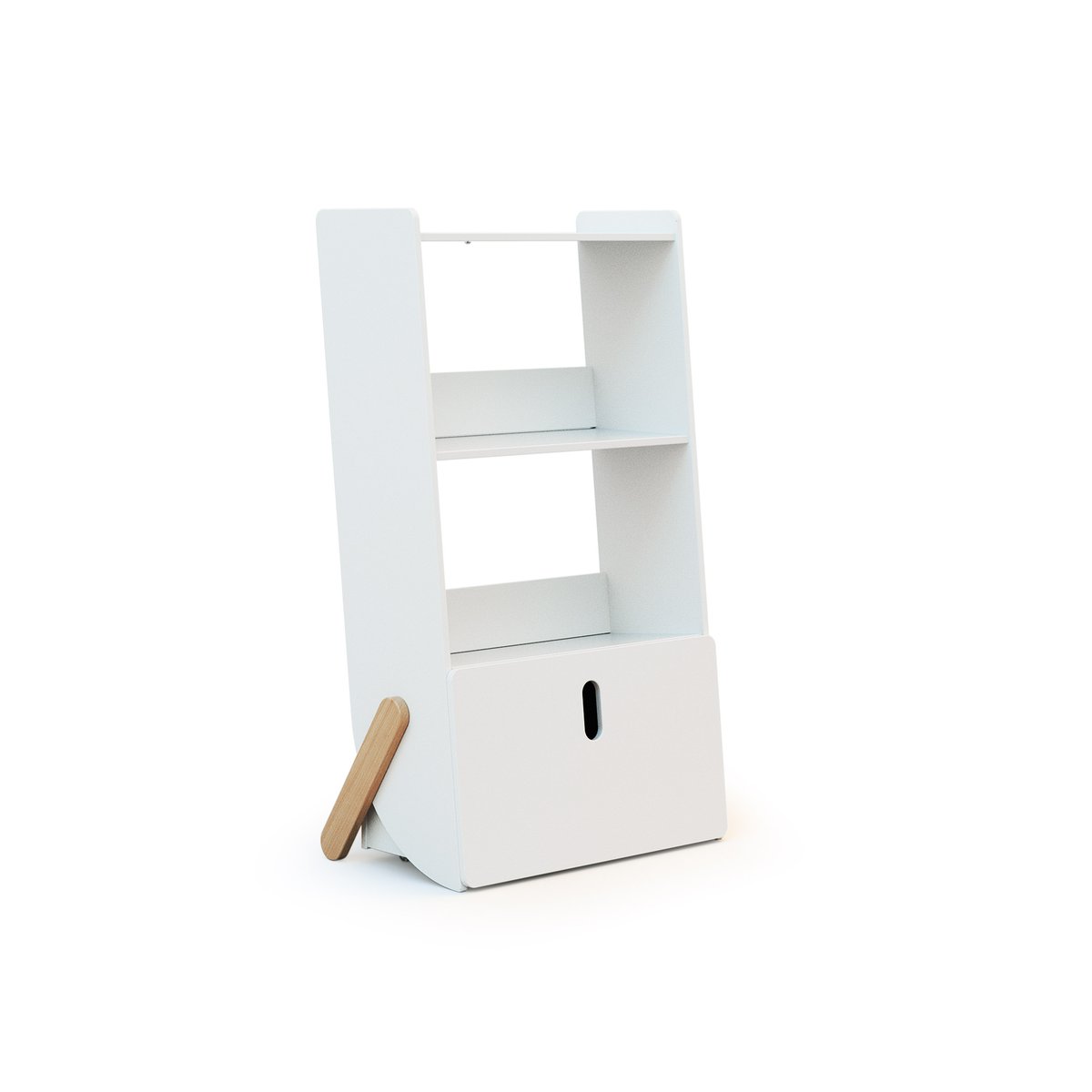 WEBABY - Étagère enfant PIRATE en bois - Blanc blanc, WEBABY