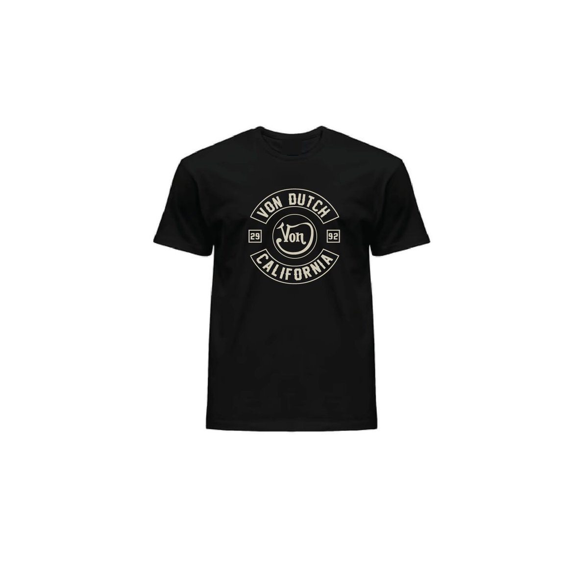 Tee shirt coton LOG noir/blanc, VON DUTCH