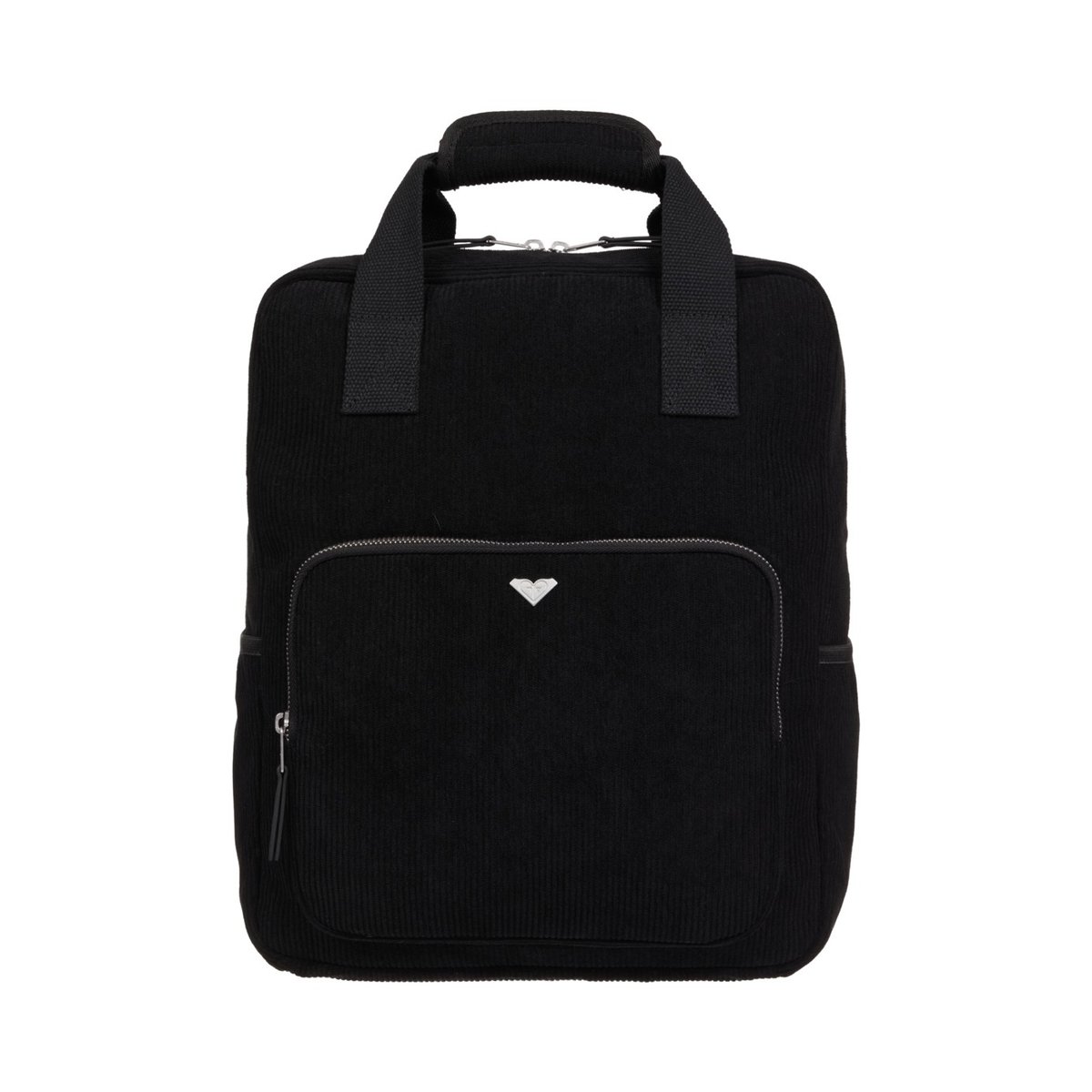 Petit sac à dos en velours côtelé WAVE WHISPER CORD 13L. noir anthracite, ROXY