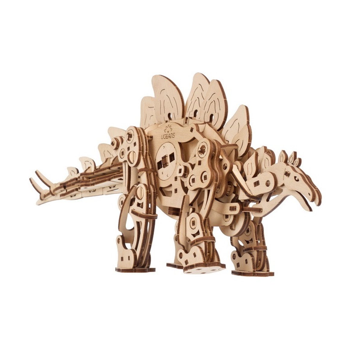 Puzzle 3D Stégosaure beige, UGEARS