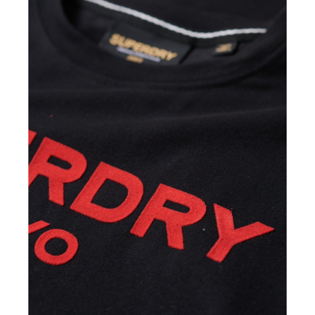 T-shirt Graphique Sport Luxe noir/rouge, SUPERDRY