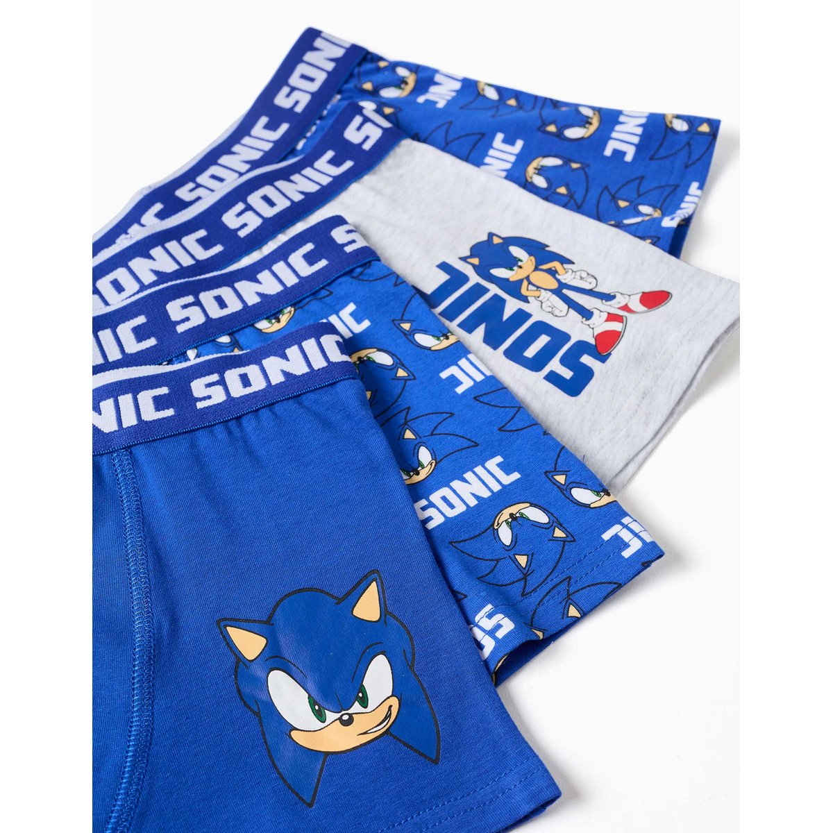 Lot de 4 boxers avec imprimés Sonic multicolore, ZIPPY