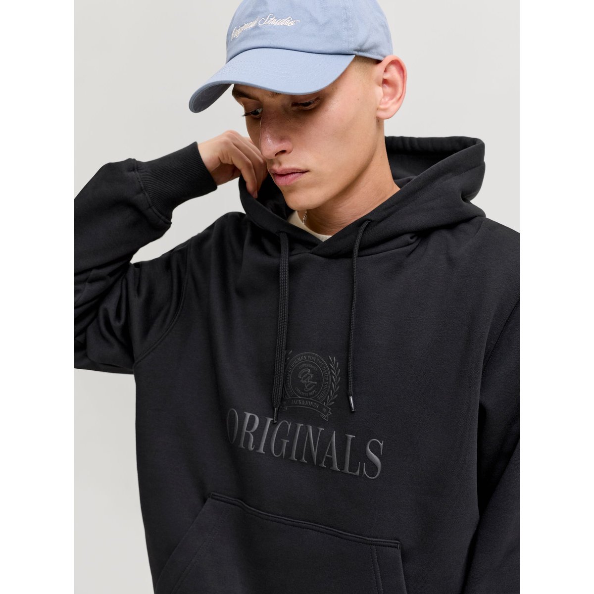 Sweat À Capuche black 1, JACK & JONES