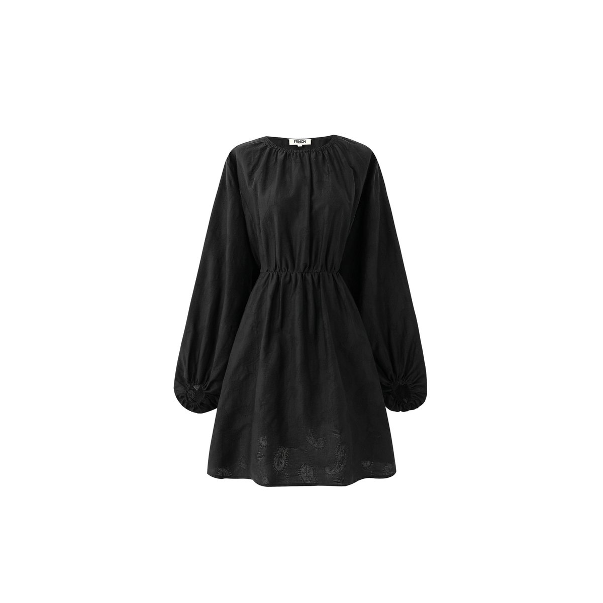 Robe OEILLET noir, FRNCH