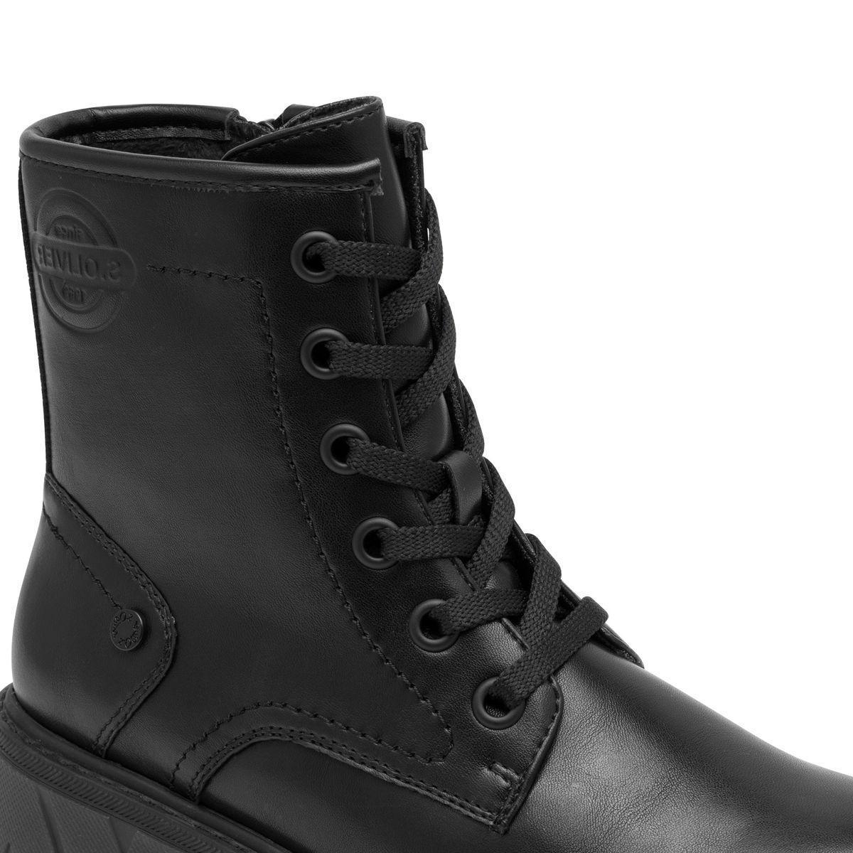 Bottine femme noir nappa, S.OLIVER