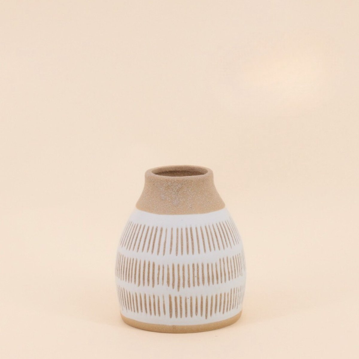 Vase et, H12cm terracotta, ORNAMI