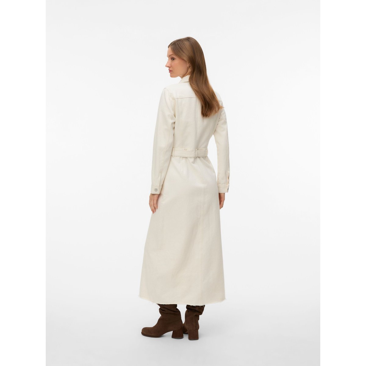 Robe En Denim ecru, VERO MODA