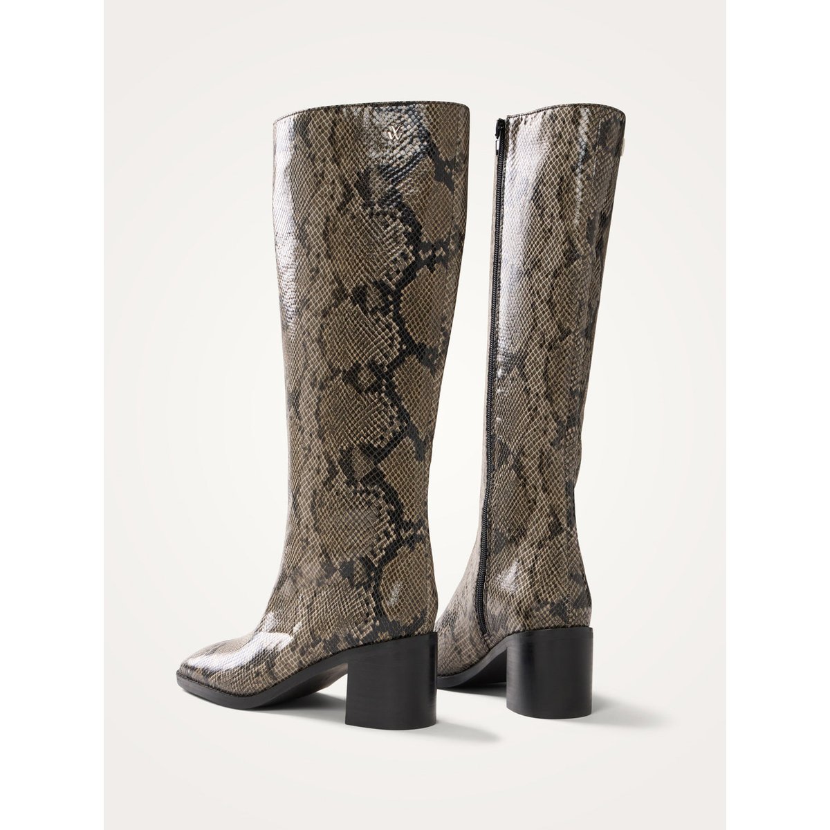 Bottes à talon India gris python, VANESSA WU