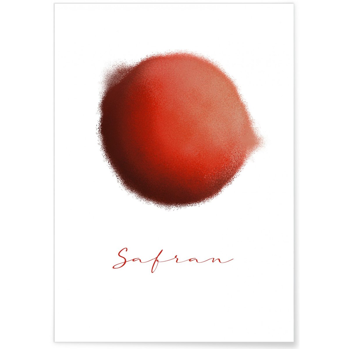 Affiche Safran blanc, L'AFFICHERIE