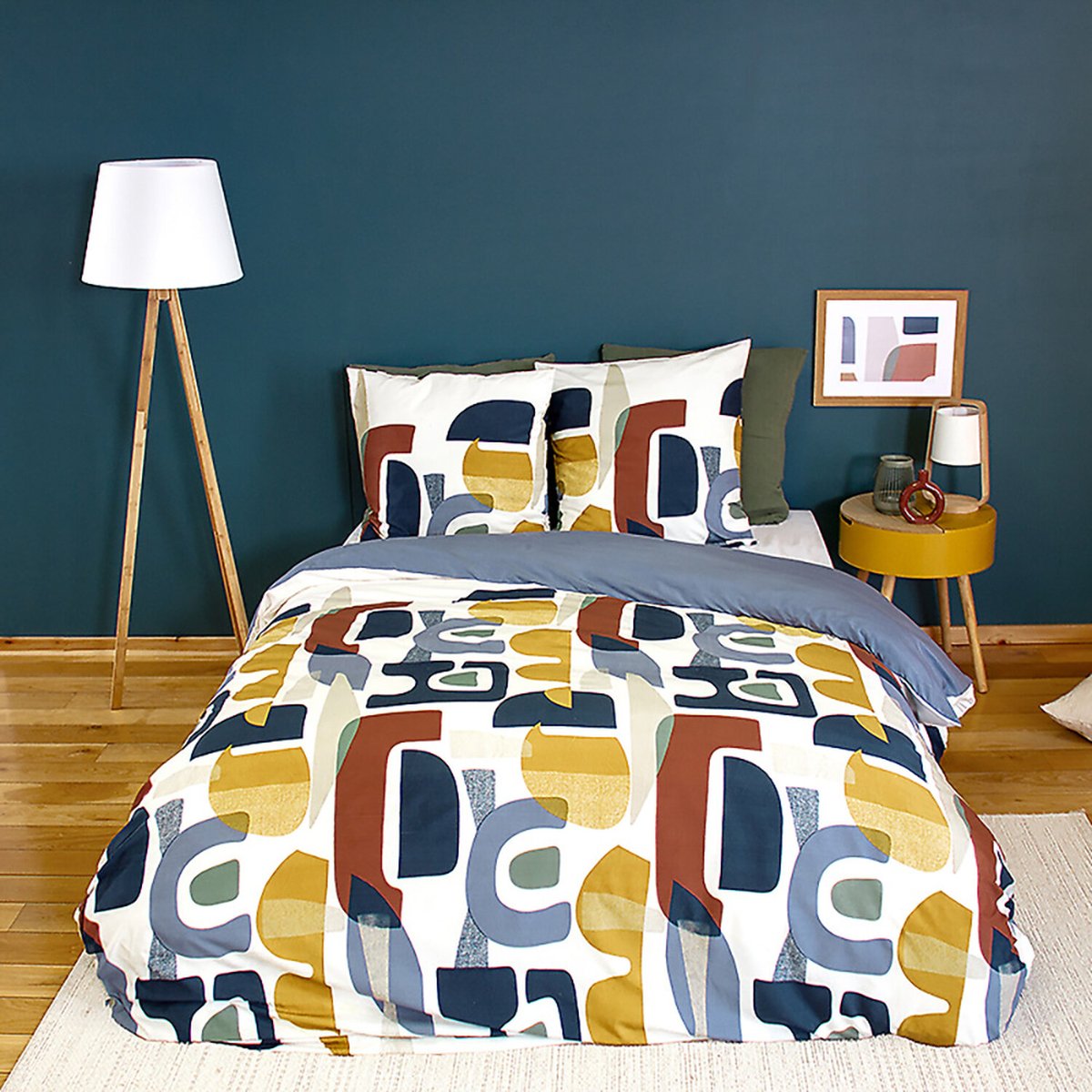 Parure housse de couette en microfibre imprimée, Kille imprime, C DESIGN HOME TEXTILE