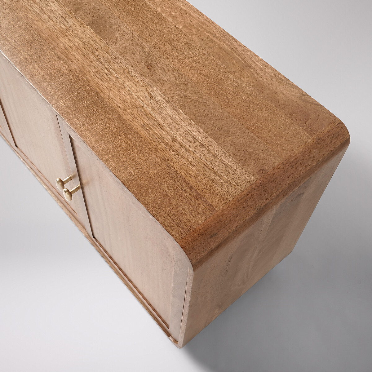 Halston Mango Wood 4 Door Sideboard light wood, SWOON