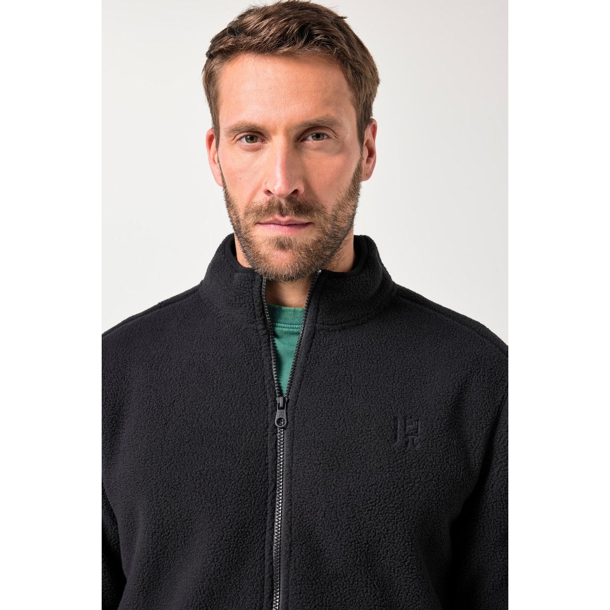 Veste en polaire Level 3, col montant noir, JP1880