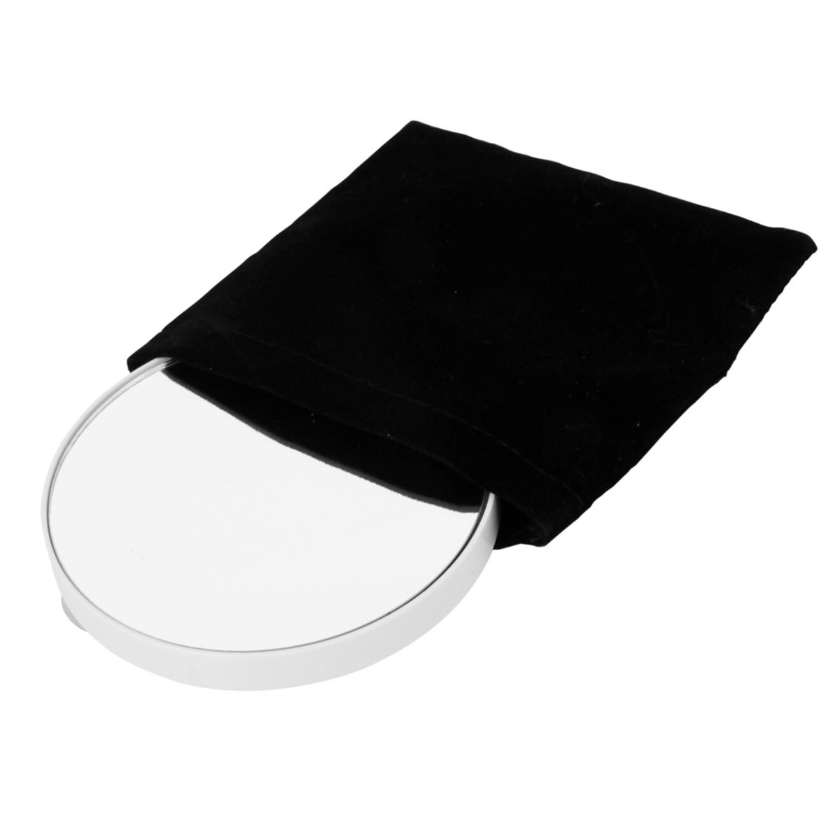 Miroir de poche blanc, ESSENTIEL B