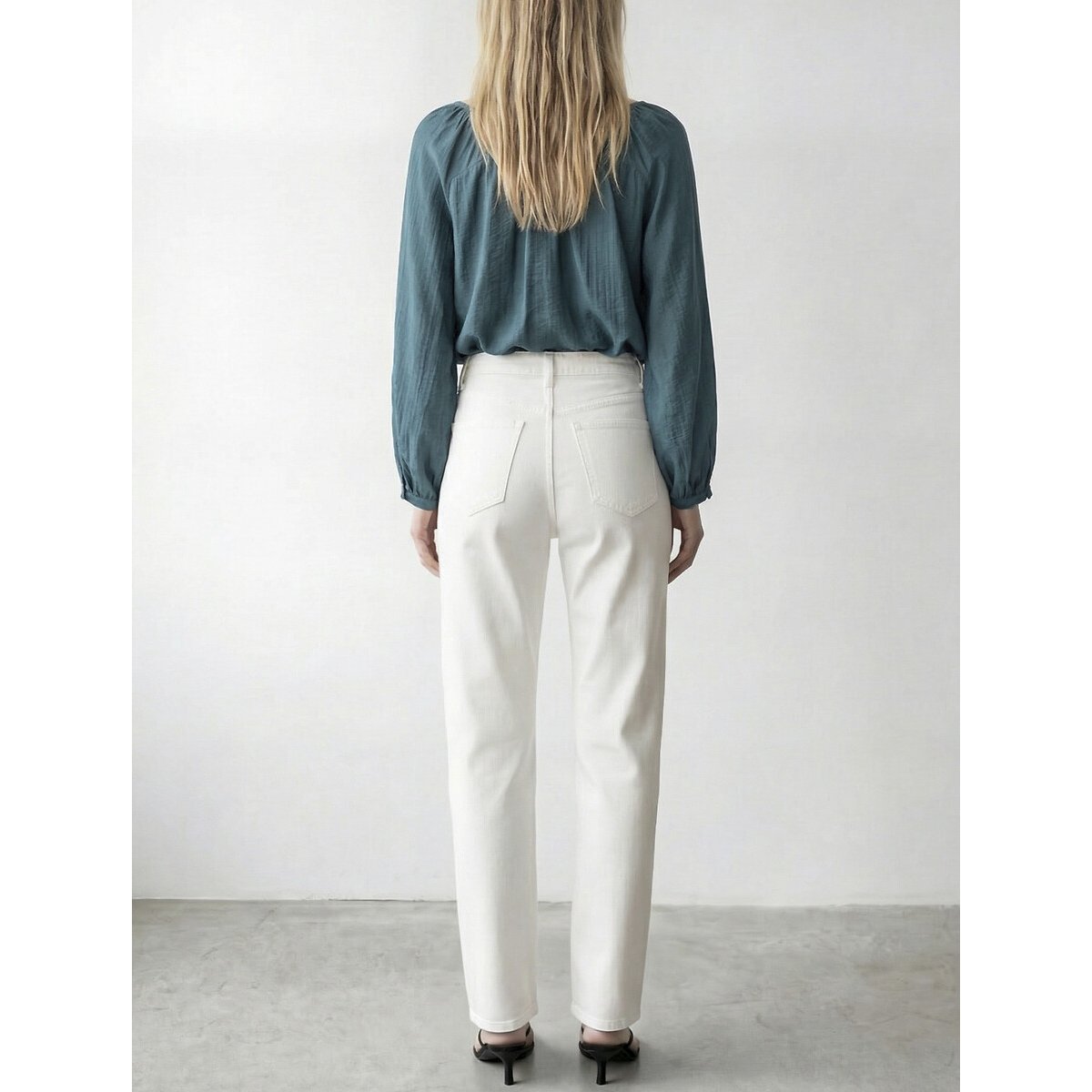 Blouse manches longues bleu canard, VILA