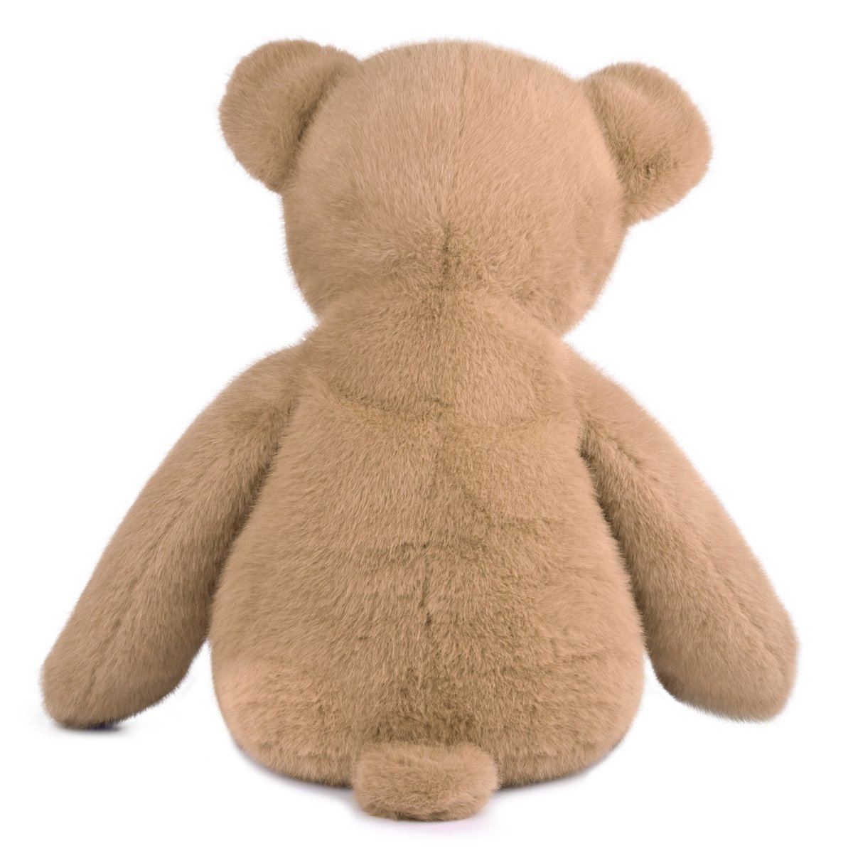 Ours en peluche CLEMENTIN 80 cm praline cacahuète, HISTOIRE D'OURS