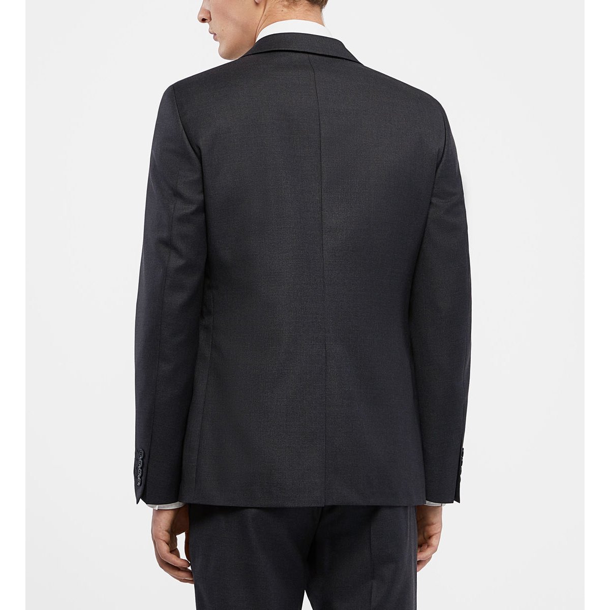 Veste costume droite bader cerruti laine gris foncé, COMPTOIR GL