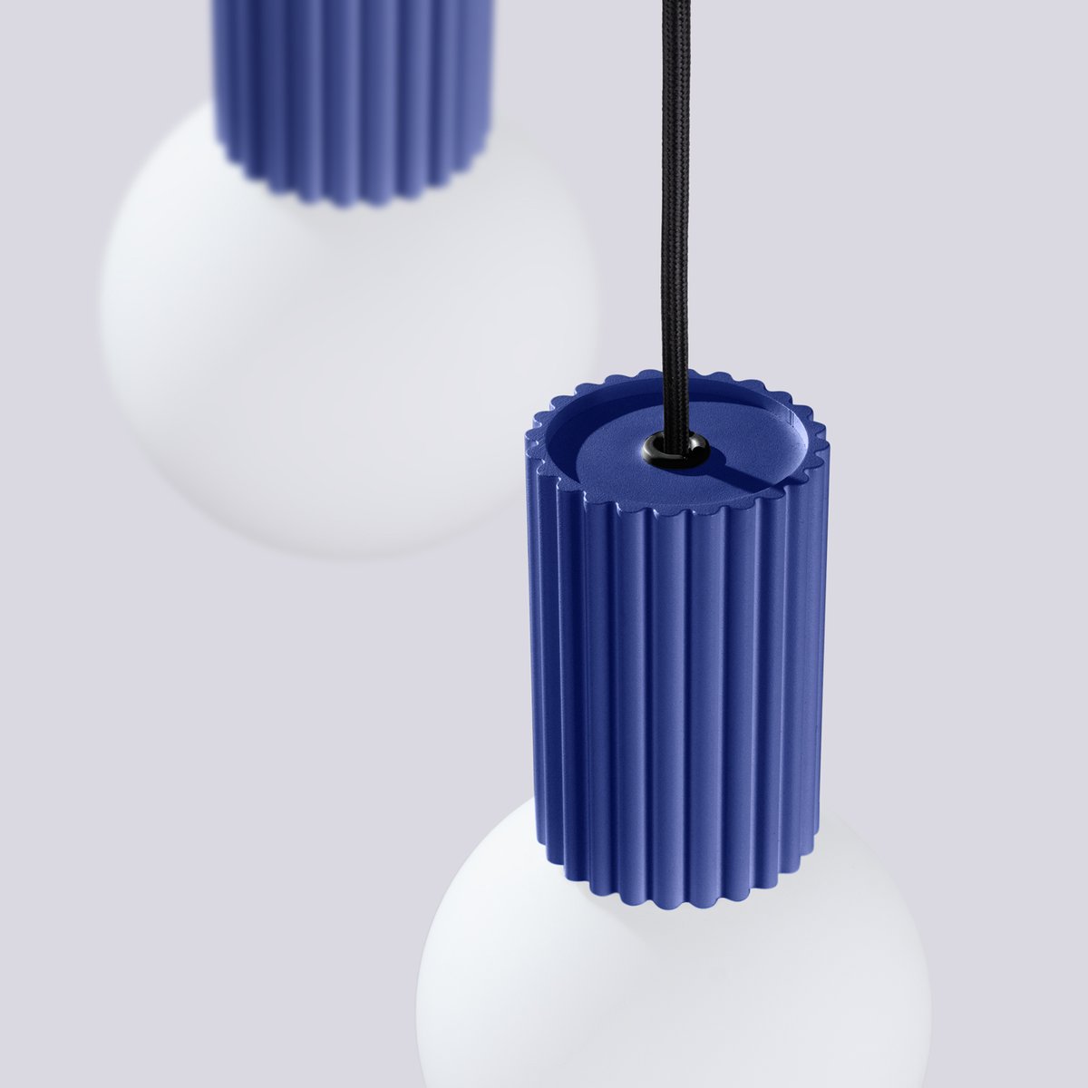 Suspension Aluminium Outremer G9 3 Halo bleu, EDEN