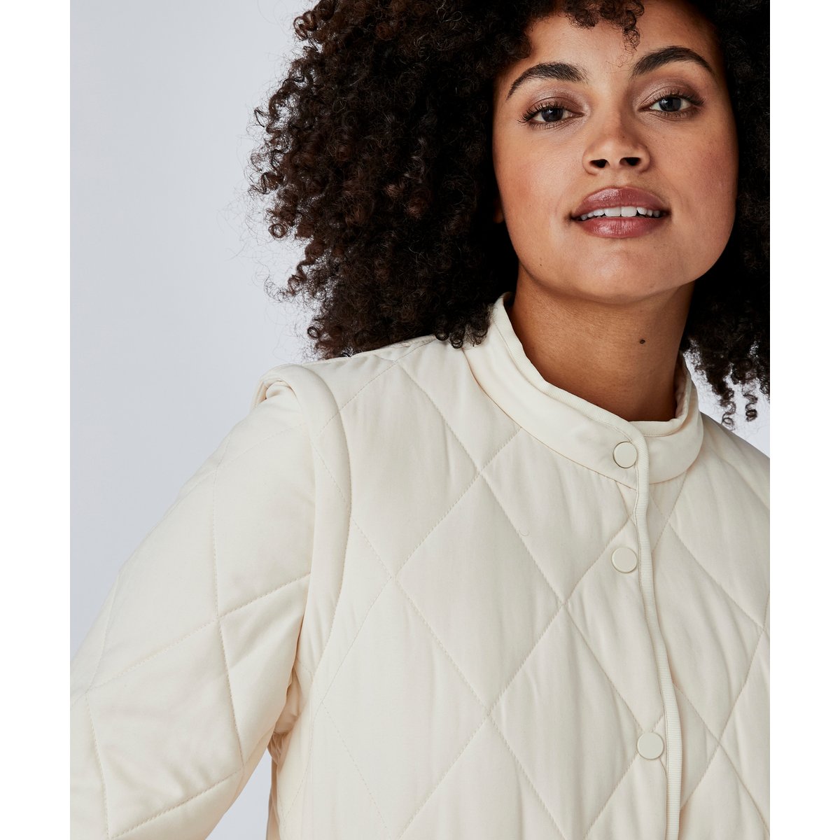 Veste manches amovibles marron beige pâle, DAMART