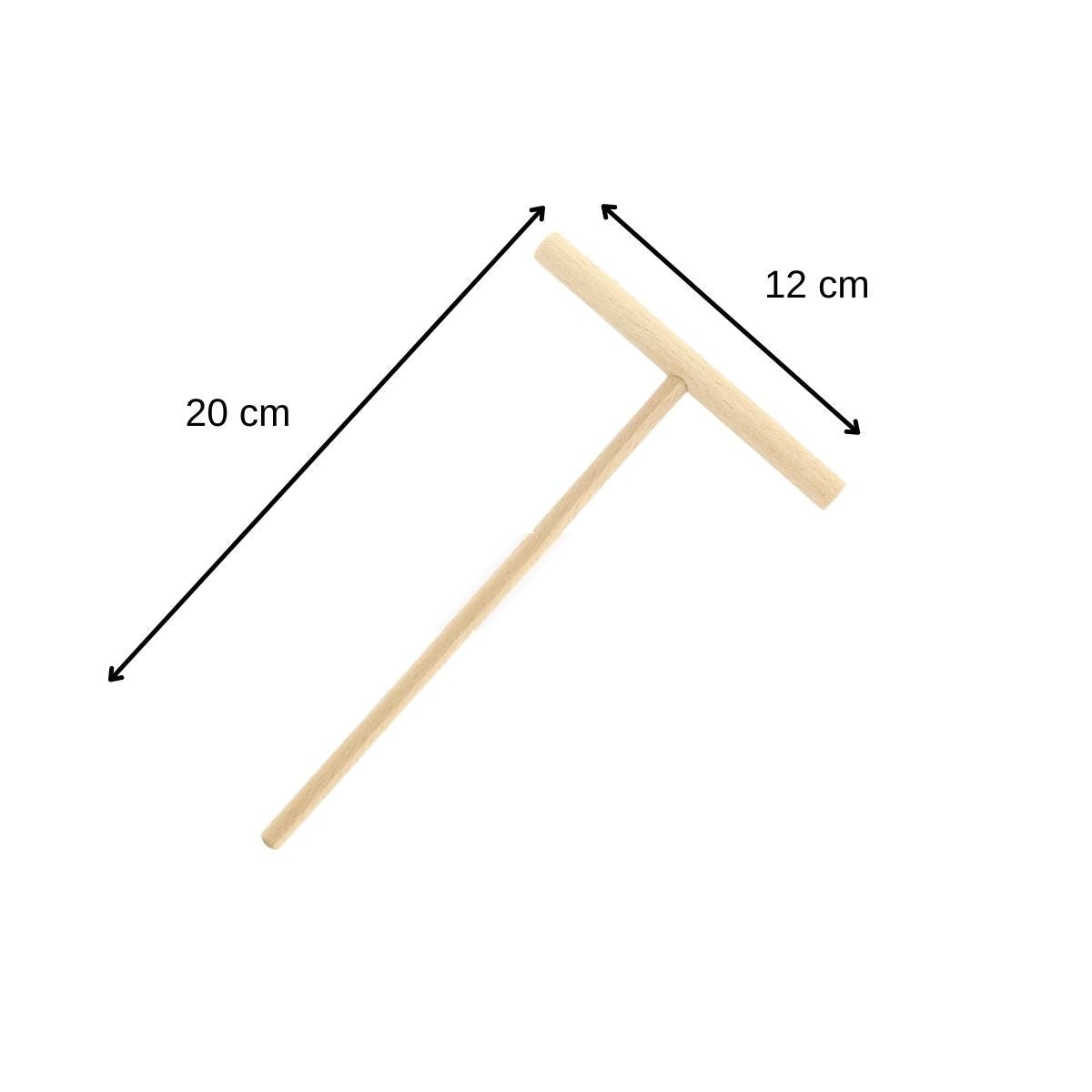 Ensemble de 2 Râteaux à crêpes 20 cm WOOD EDITION bois, FACKELMANN