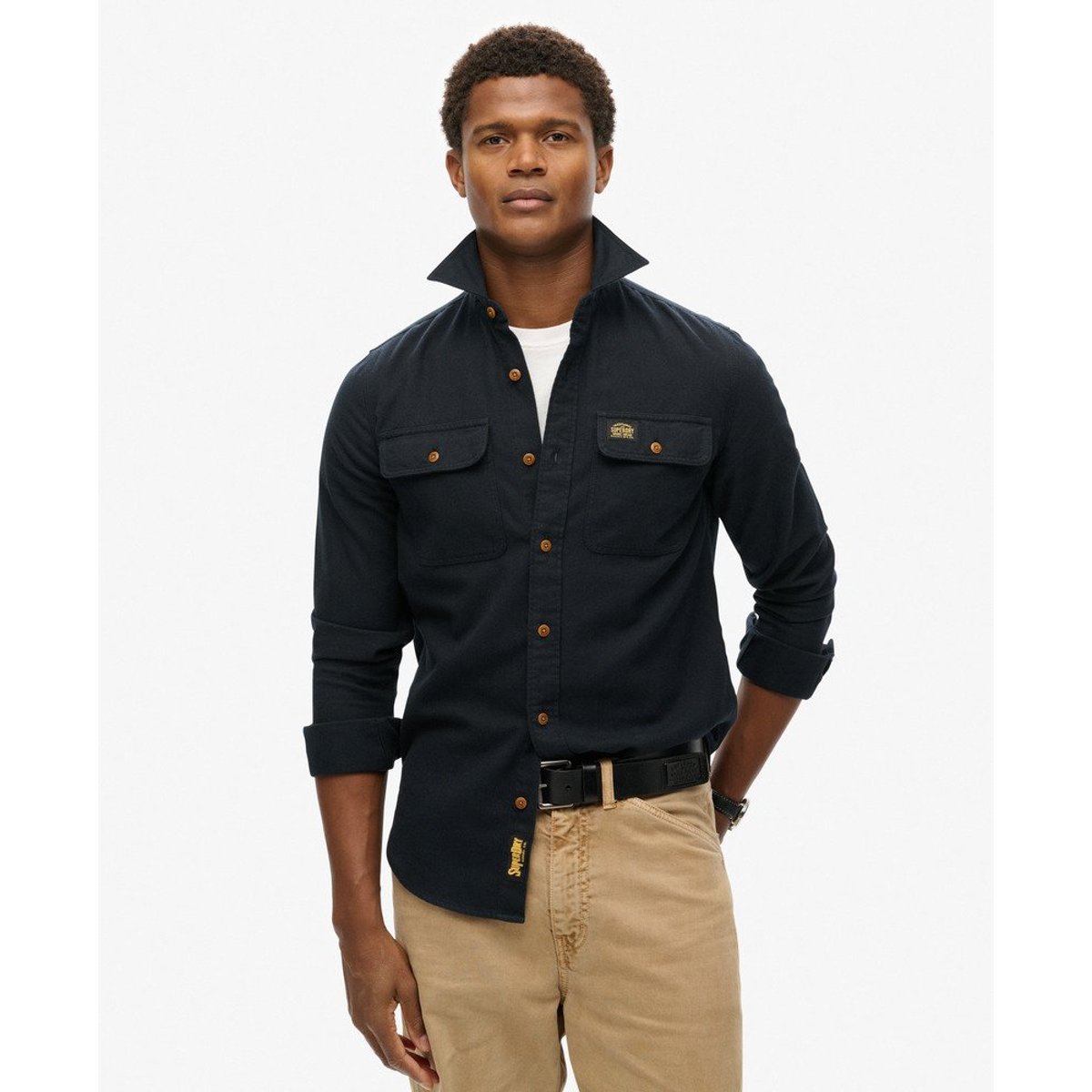 Surchemise Trailsman Coupe Décontractée noir de jais, SUPERDRY