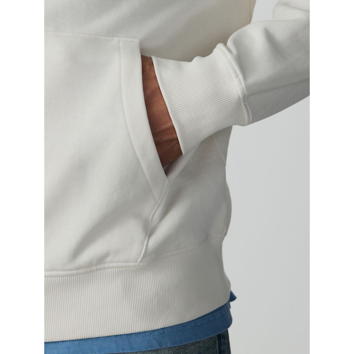 Sweat à capuche zippé motif pepsi blanc écru, NEXT