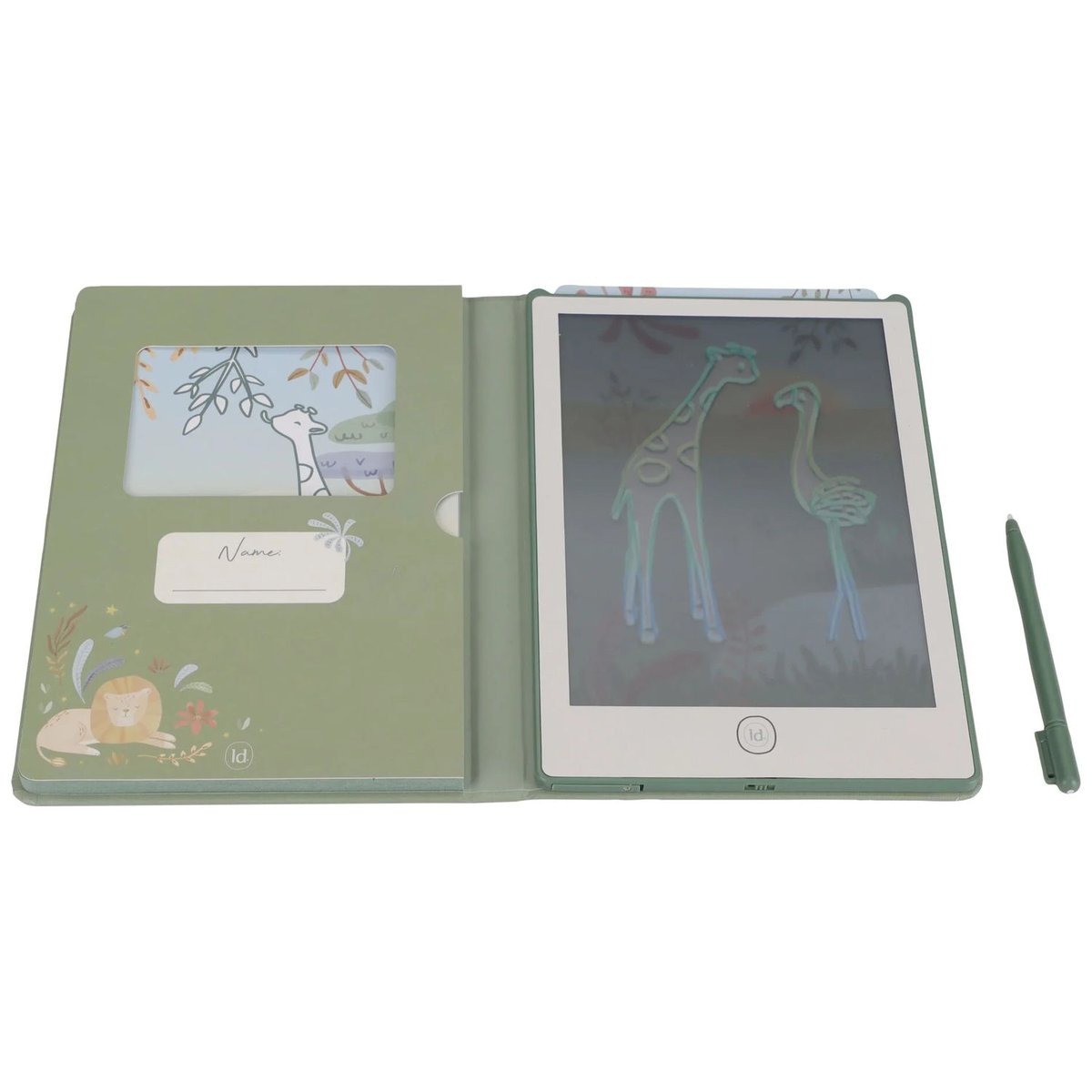 Tablette à dessin vert, multicolore, LITTLE DUTCH