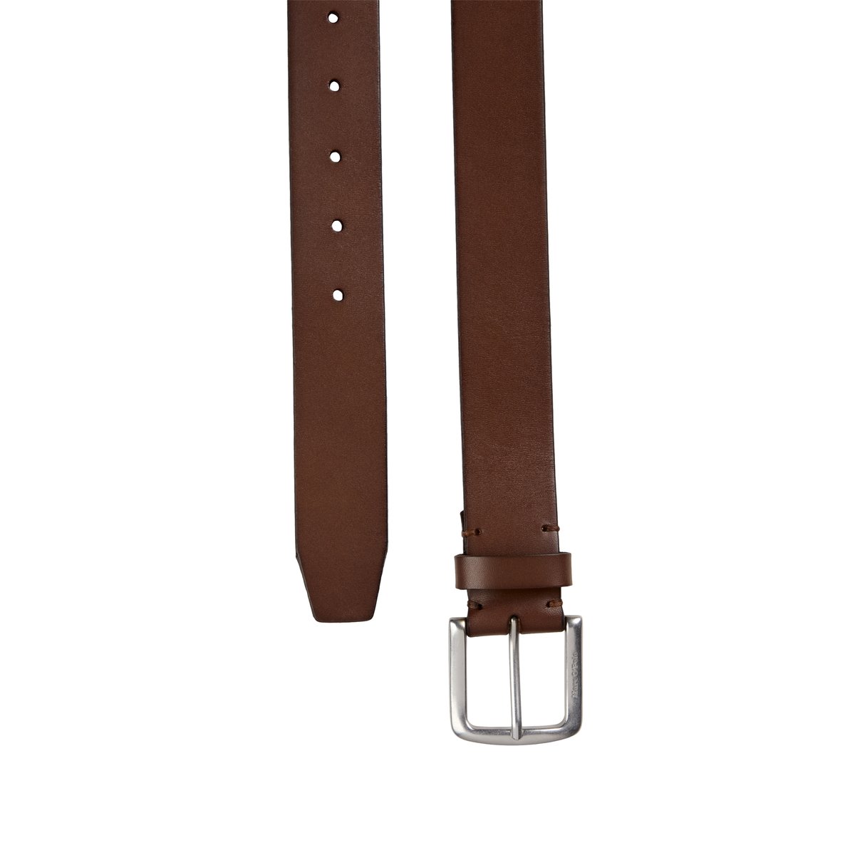 Ceinture modèle Jan en cuir de vachette de haute qualité marron, MARC O'POLO