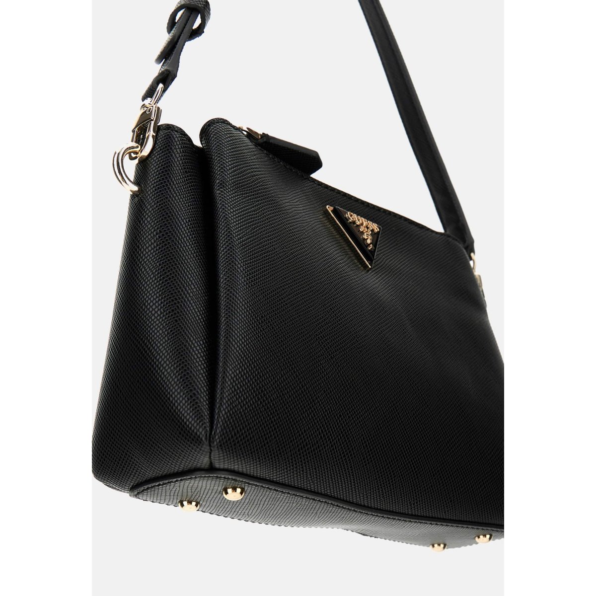 Sac D'épaule Noelle Saffiano noir, GUESS