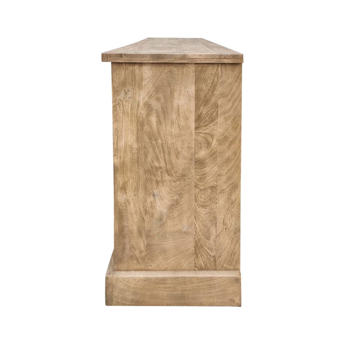 Vaisselier en bois de manguier CLOTILDE bois clair, MADE IN MEUBLES