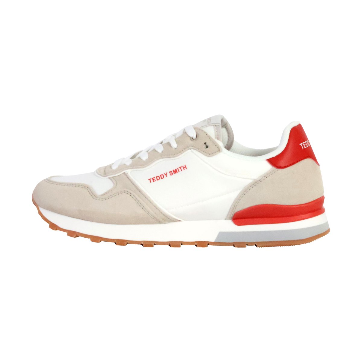 Basket Cuir Teddy Smith blanc, TEDDY SMITH