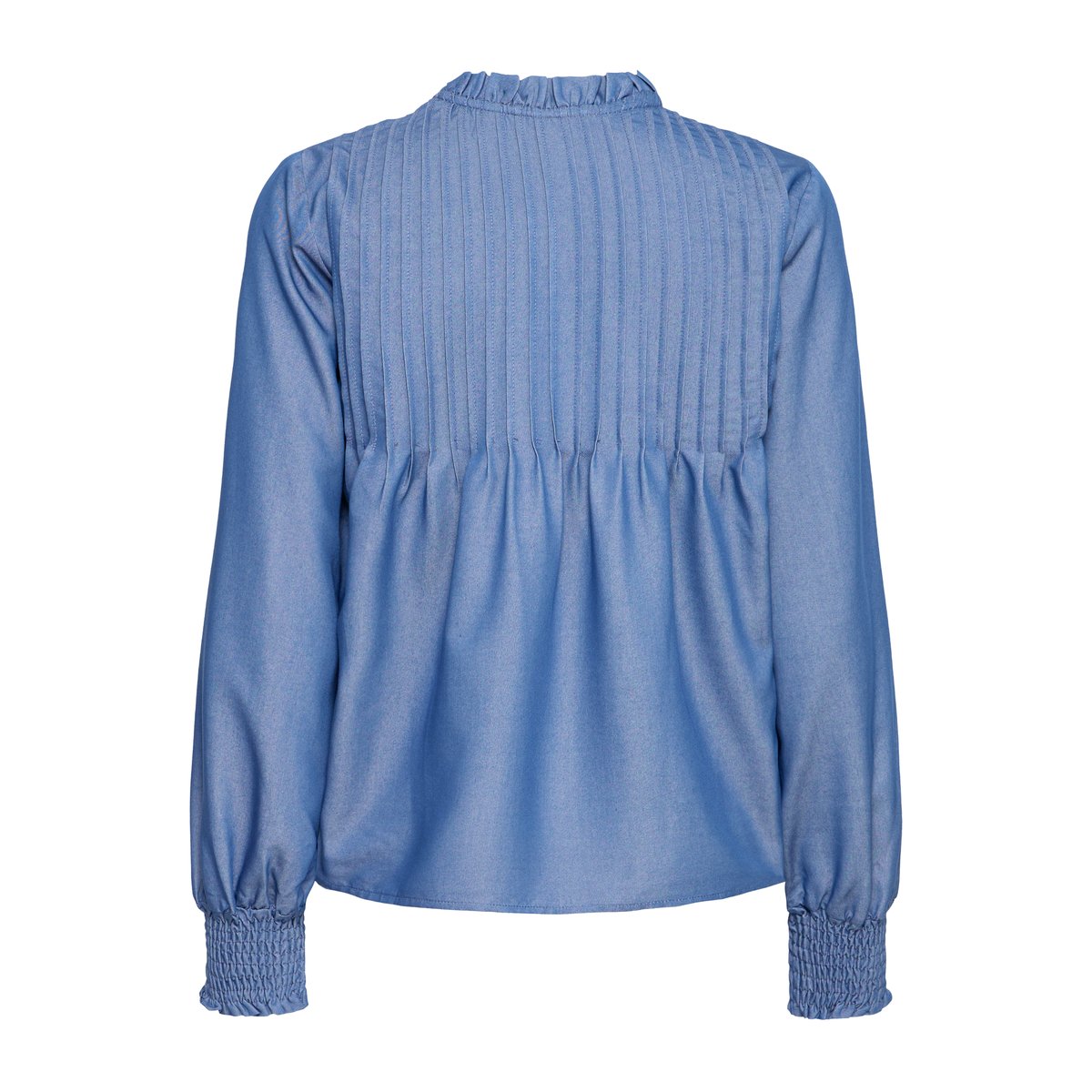 Á manches longues bleu mid blue denim, B.YOUNG