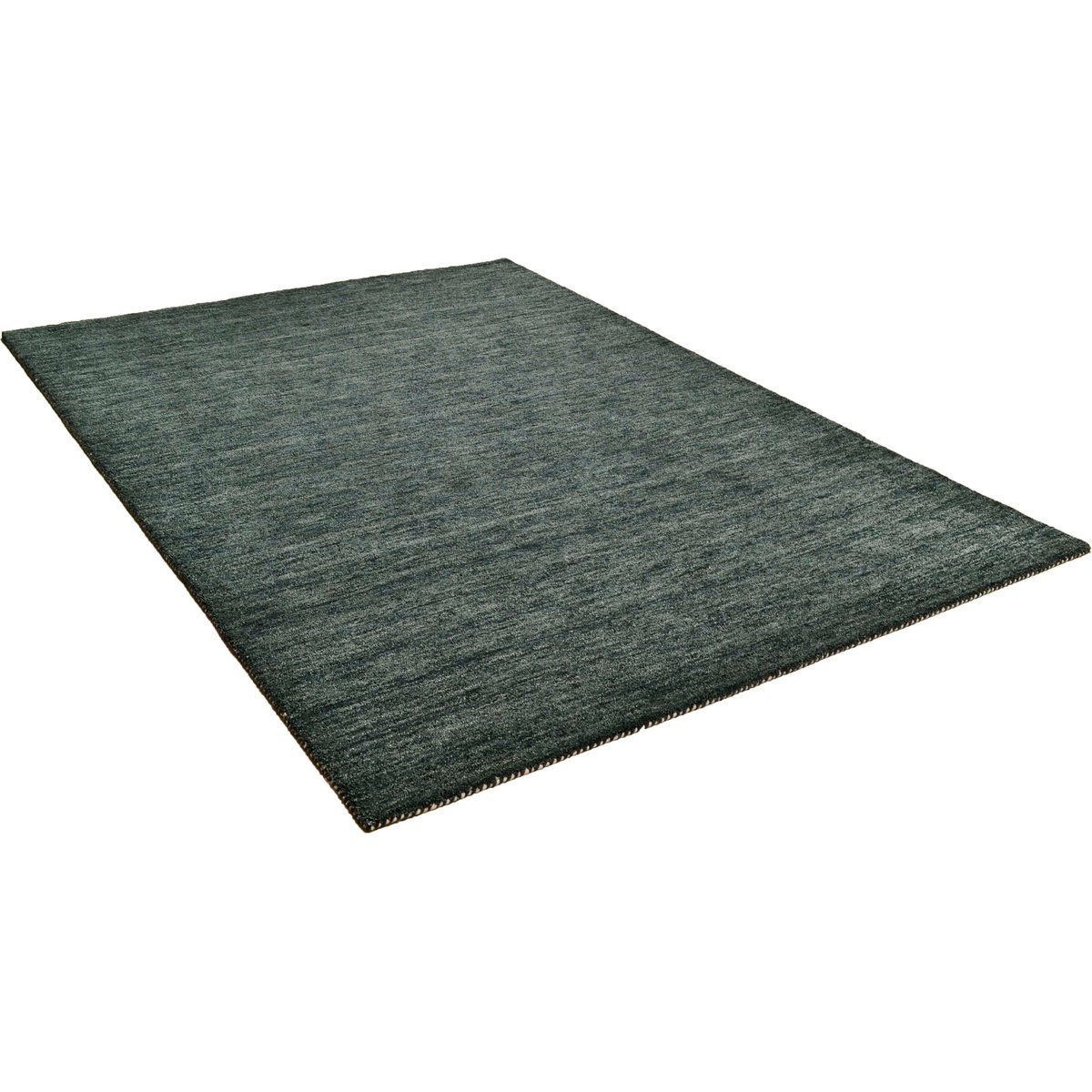 Tapis gabbeh Haltu tissé main en laine anthracite, THEKO