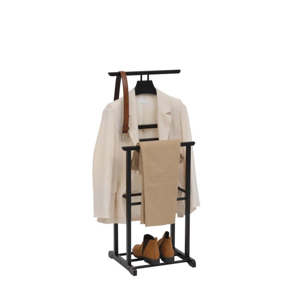 Valet De Chambre En Bois Noir noir, ATMOSPHERA