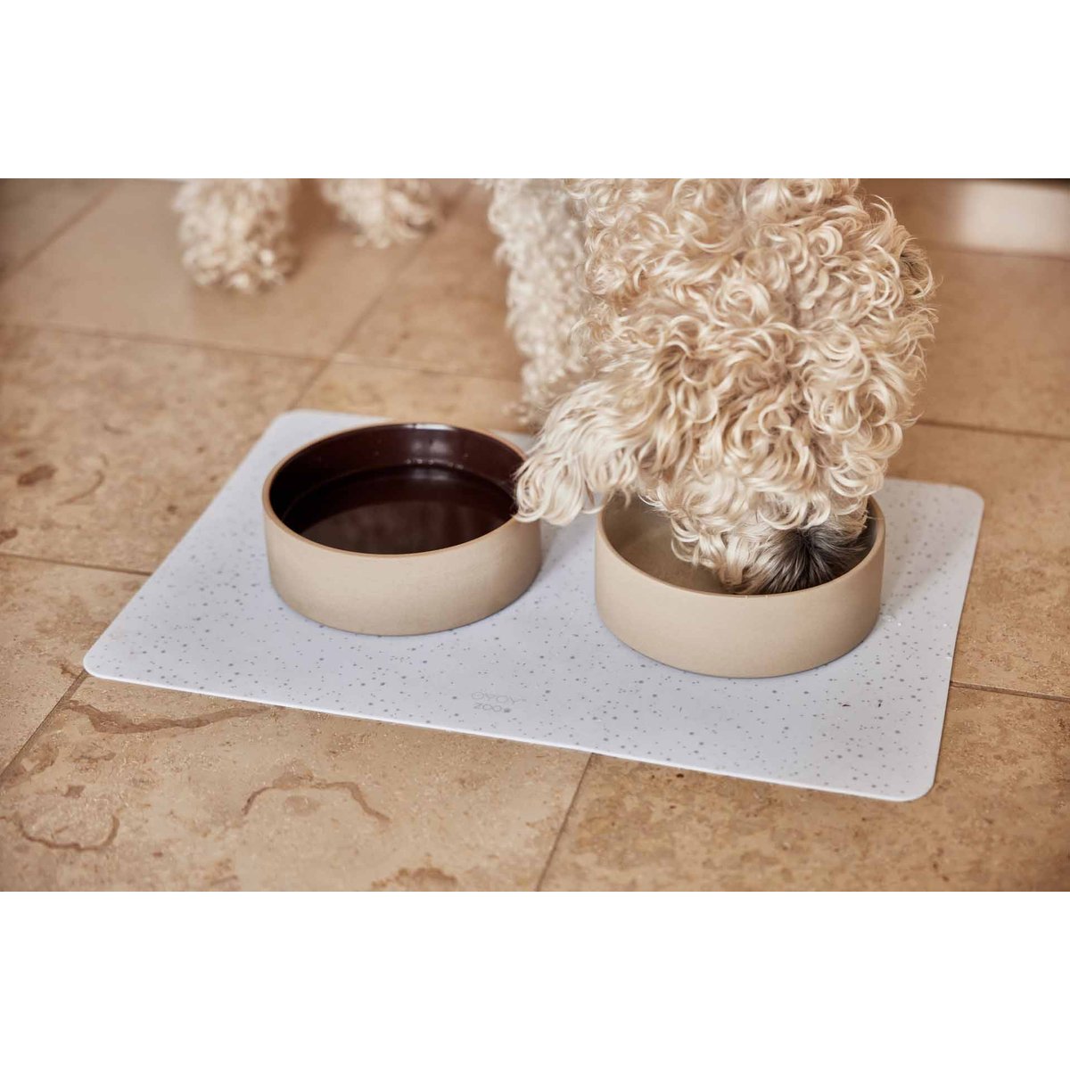 Tapis en silicone Zoo bleu ciel, OYOY LIVING DESIGN