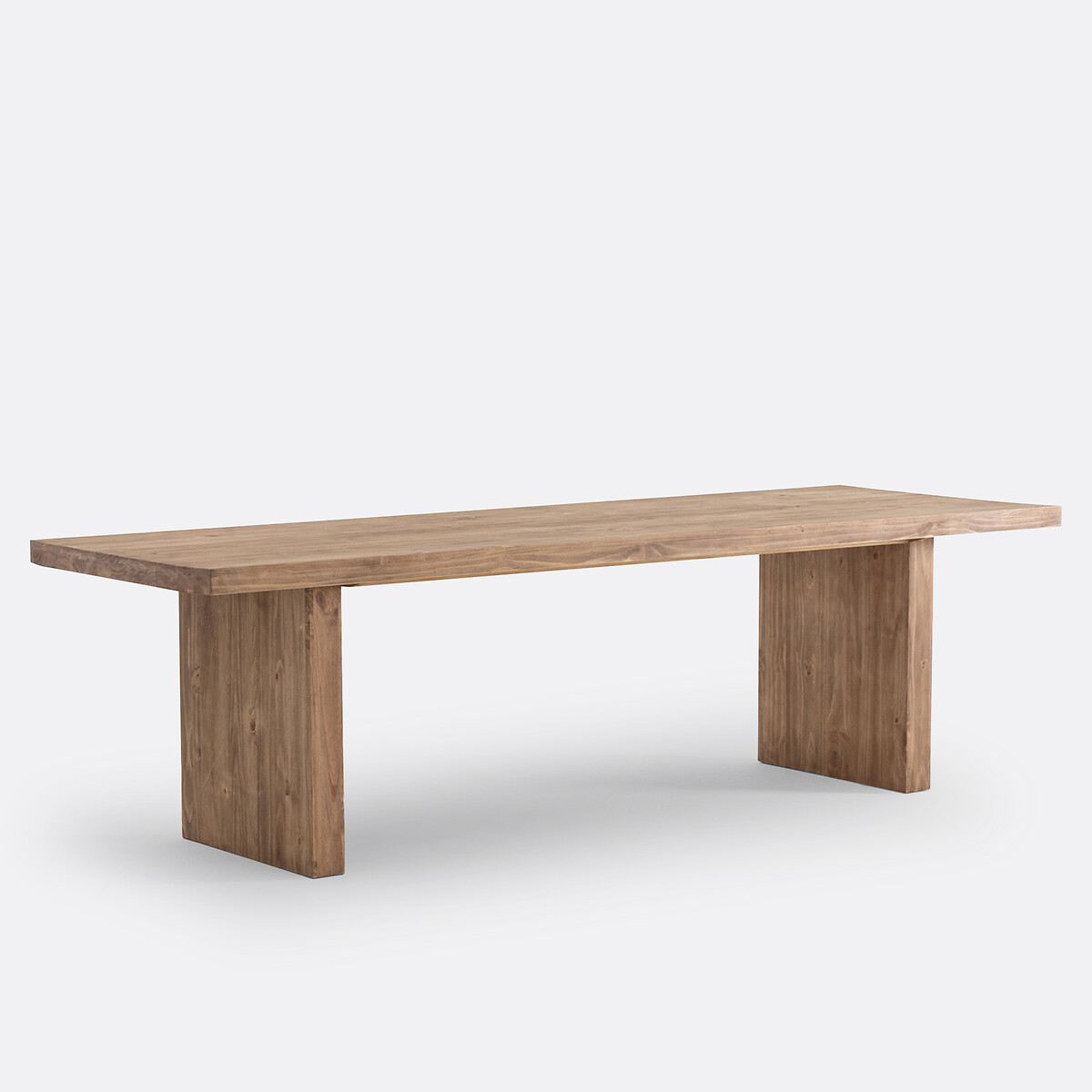 Table à manger, rectangulaire, en pin massif, 8 à 10 couverts, MALIO pin ciré, LA REDOUTE INTERIEURS