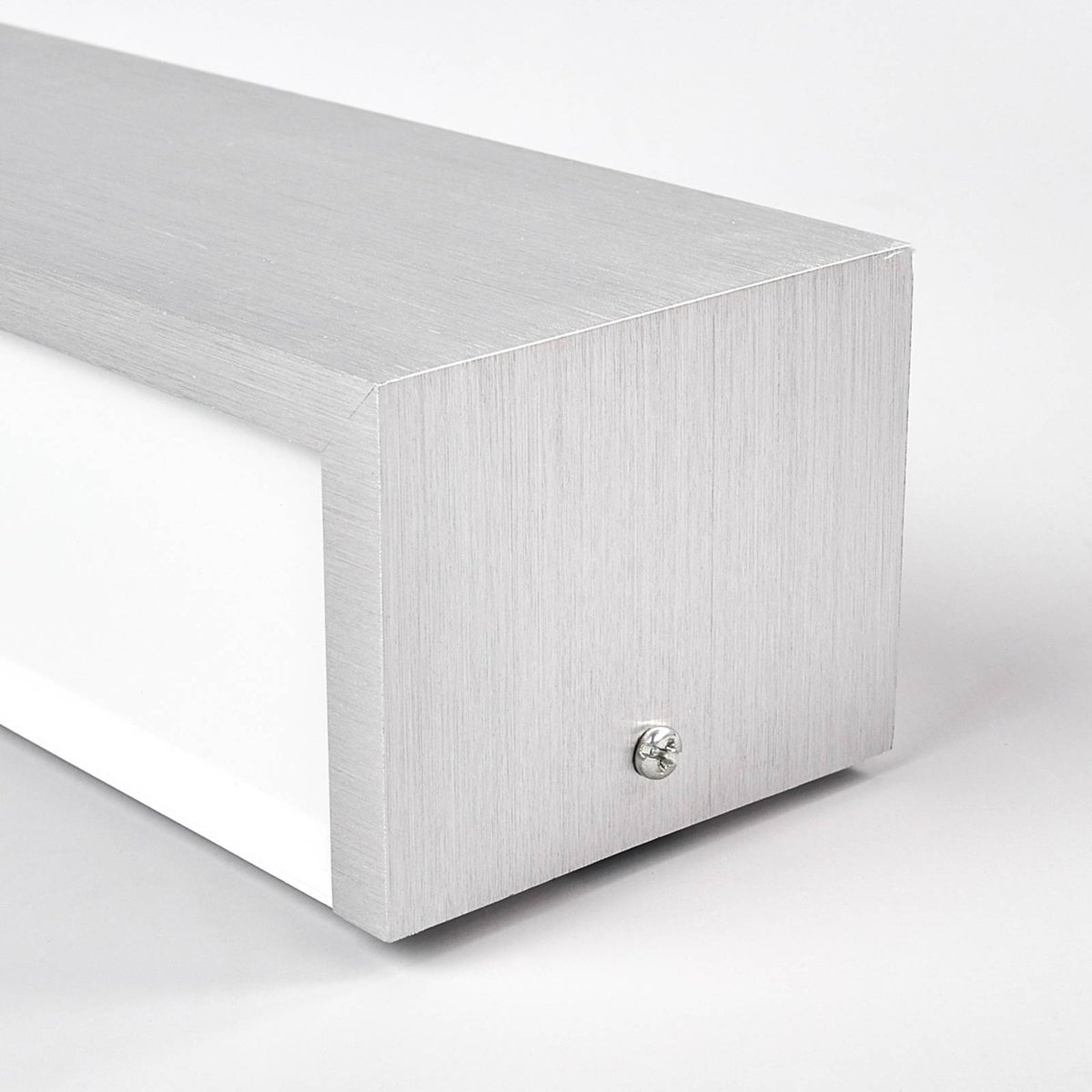 Applique en aluminium moderneLED, Ranik aluminium brossé, LINDBY